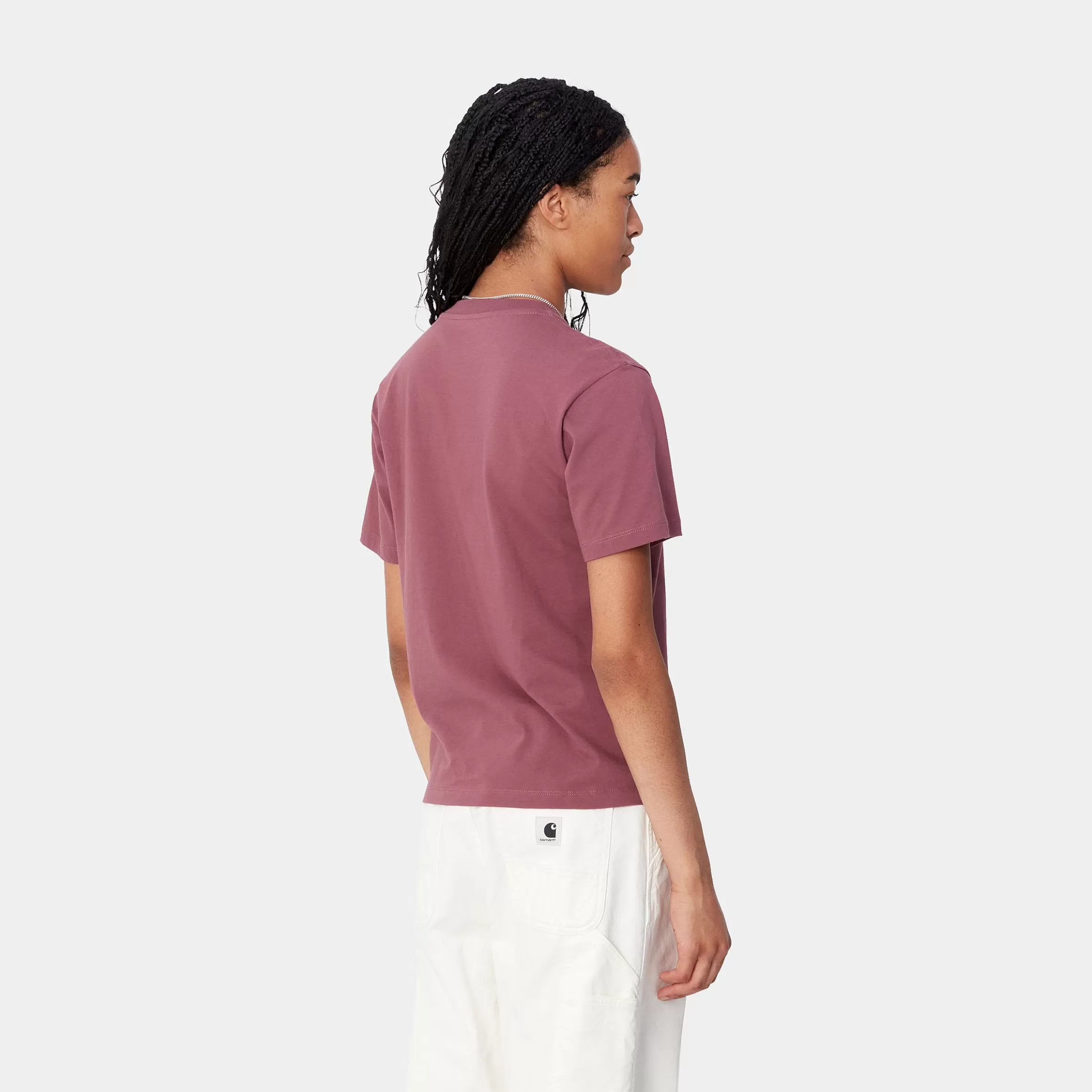 T-Shirts | Carhartt WIP W' S/S Pocket T-Shirt Dusty Fuchsia