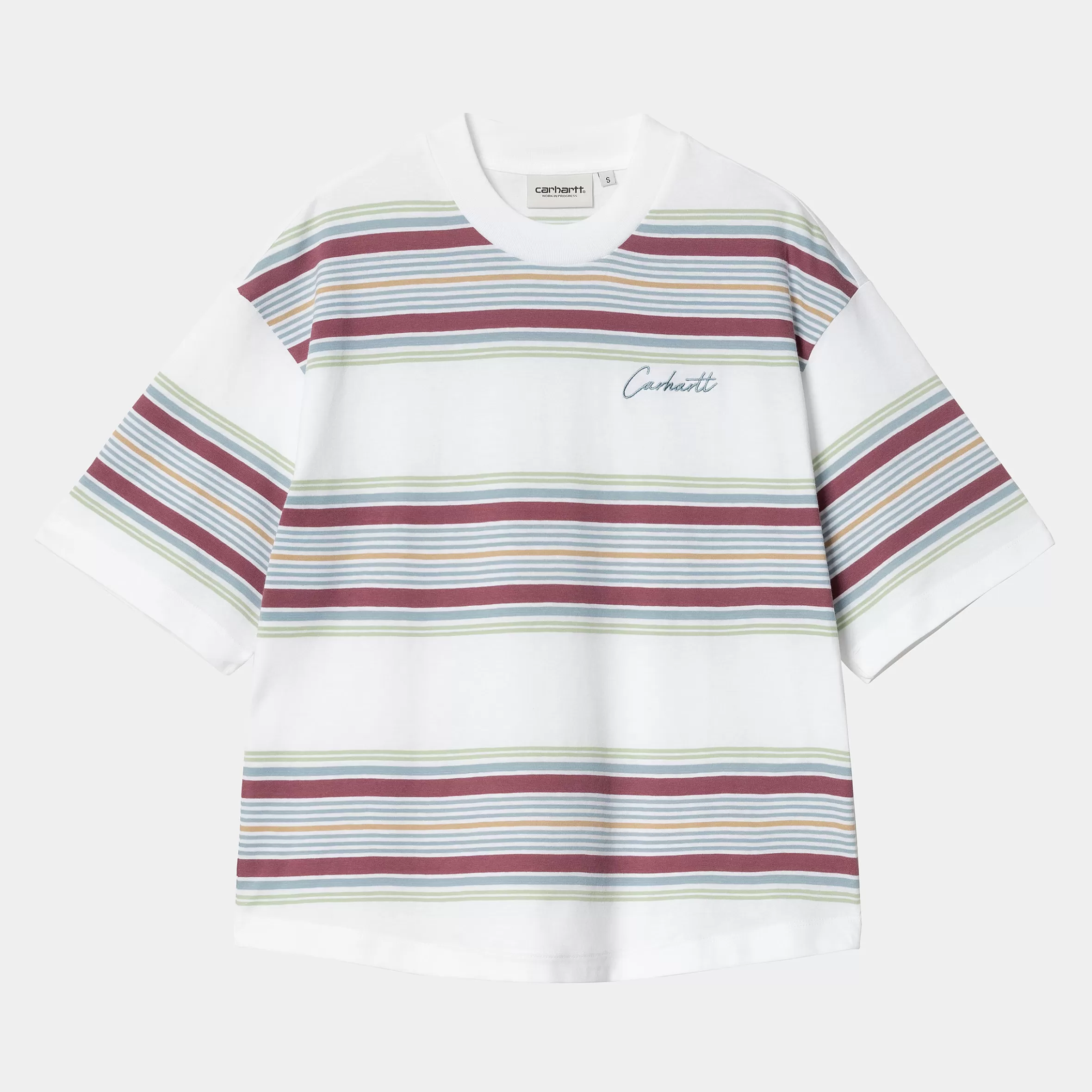 T-Shirts | Carhartt WIP W' S/S Snyder T-Shirt Snyder Stripe, White