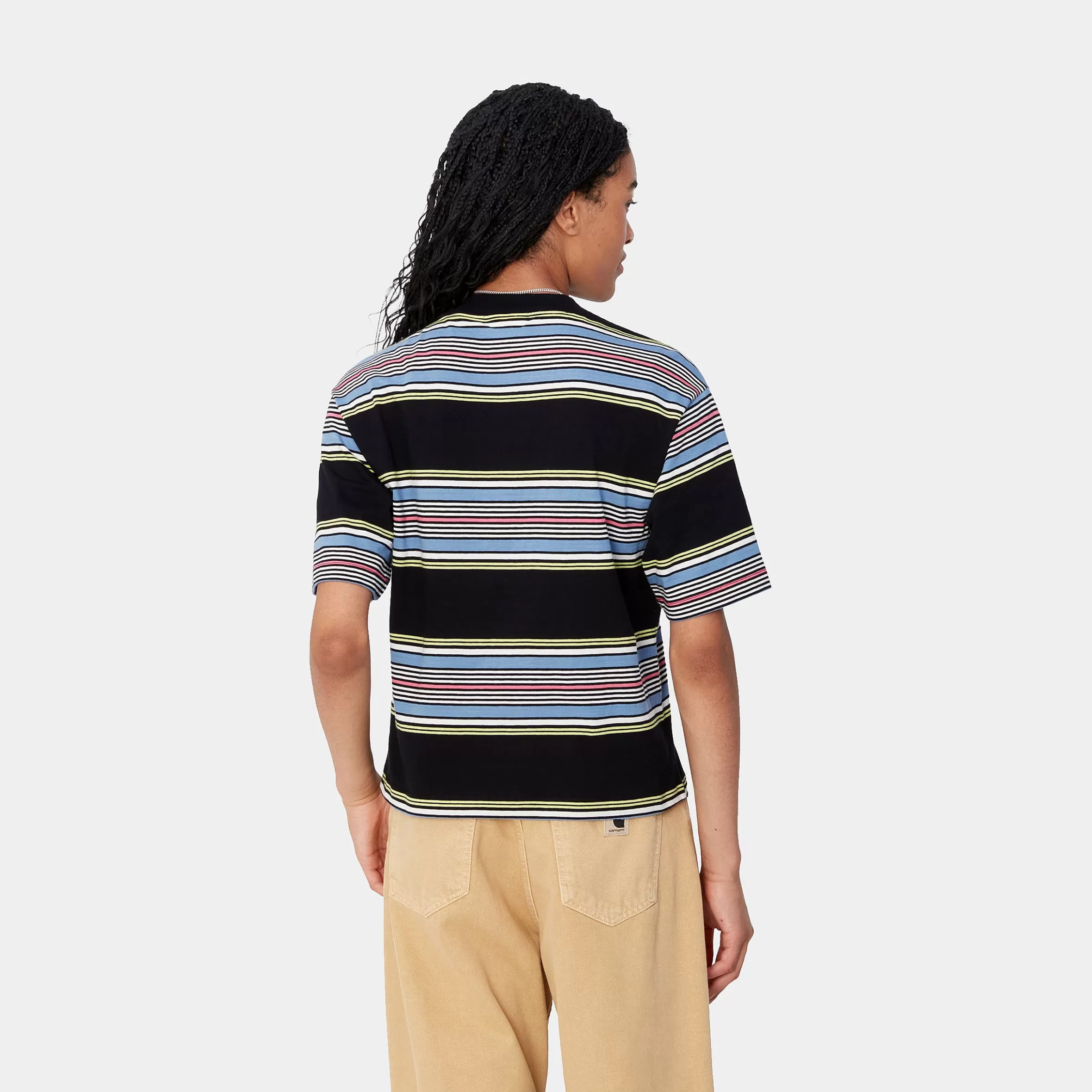 T-Shirts | Carhartt WIP W' S/S Snyder T-Shirt Snyder Stripe, Black