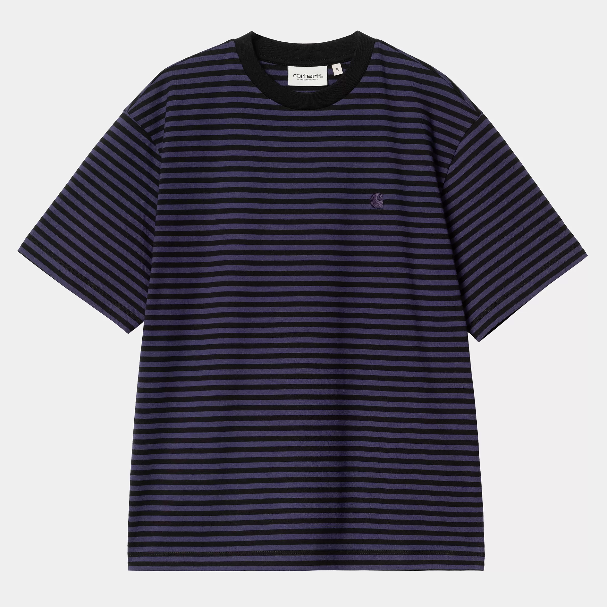 T-Shirts | Carhartt WIP W' S/S Verner T-Shirt Verner Stripe, Black / Aura