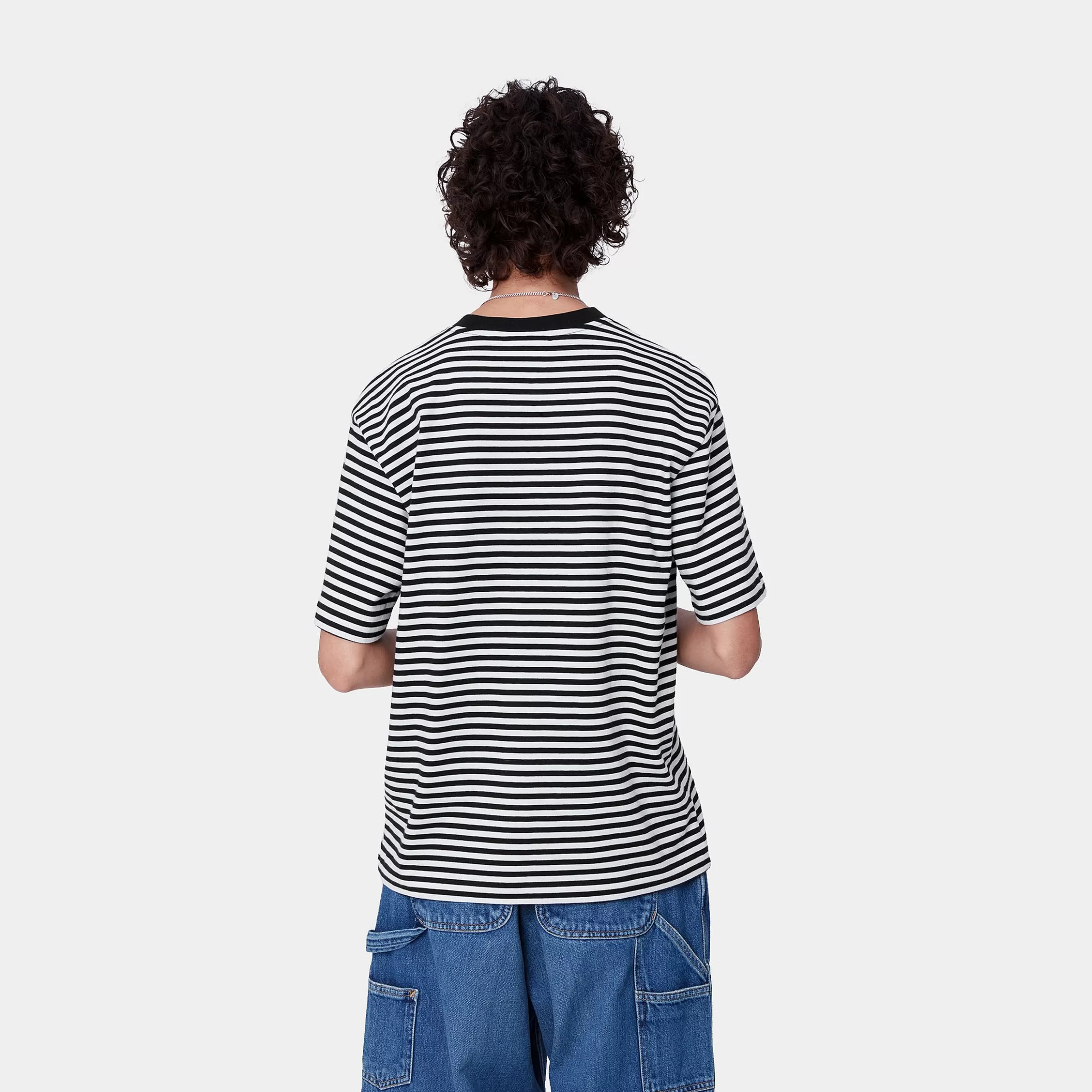 T-Shirts | Carhartt WIP W' S/S Verner T-Shirt Verner stripe, Black / Wax