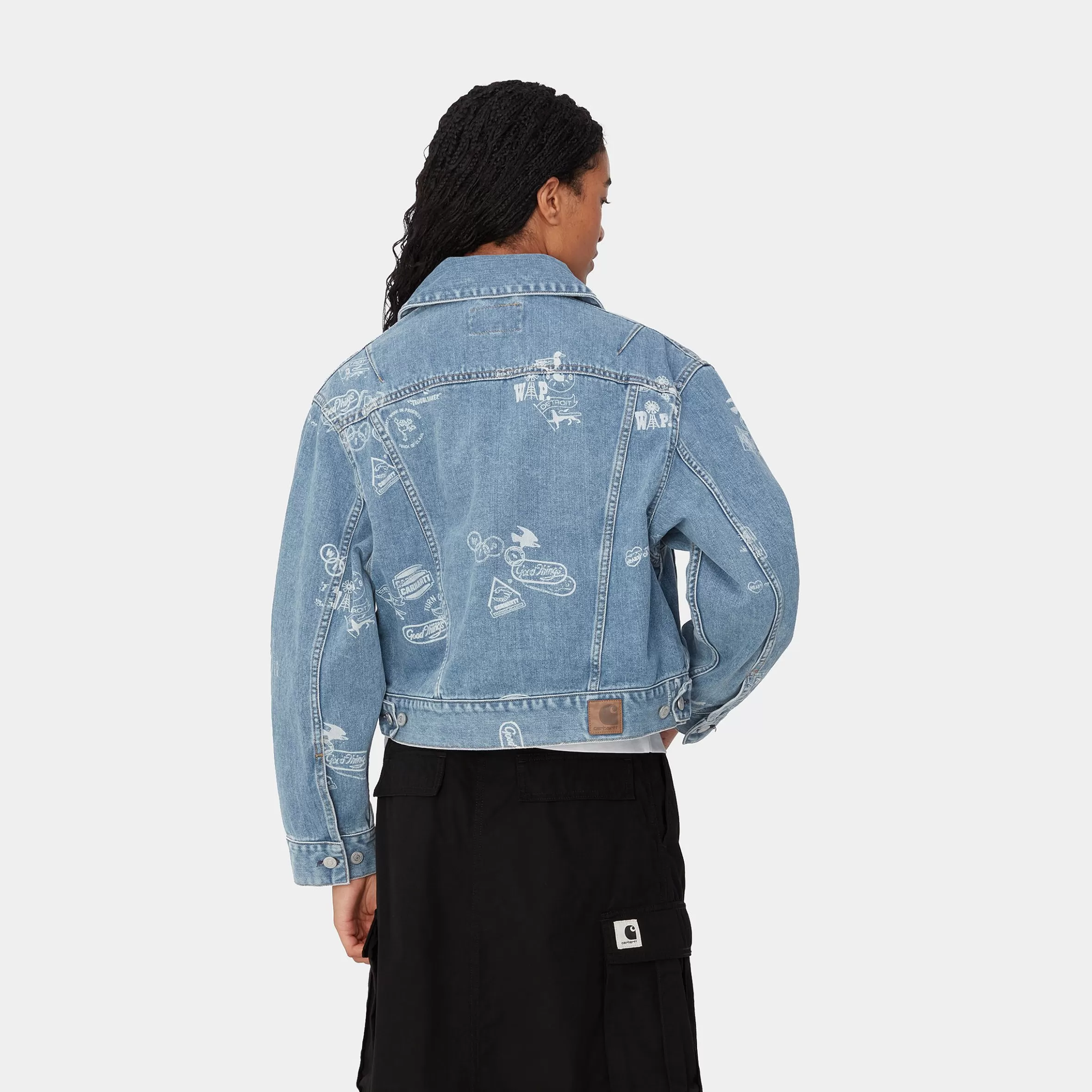 Blusões | Ganga | Carhartt WIP W' Stamp Jacket Stamp Print, Blue