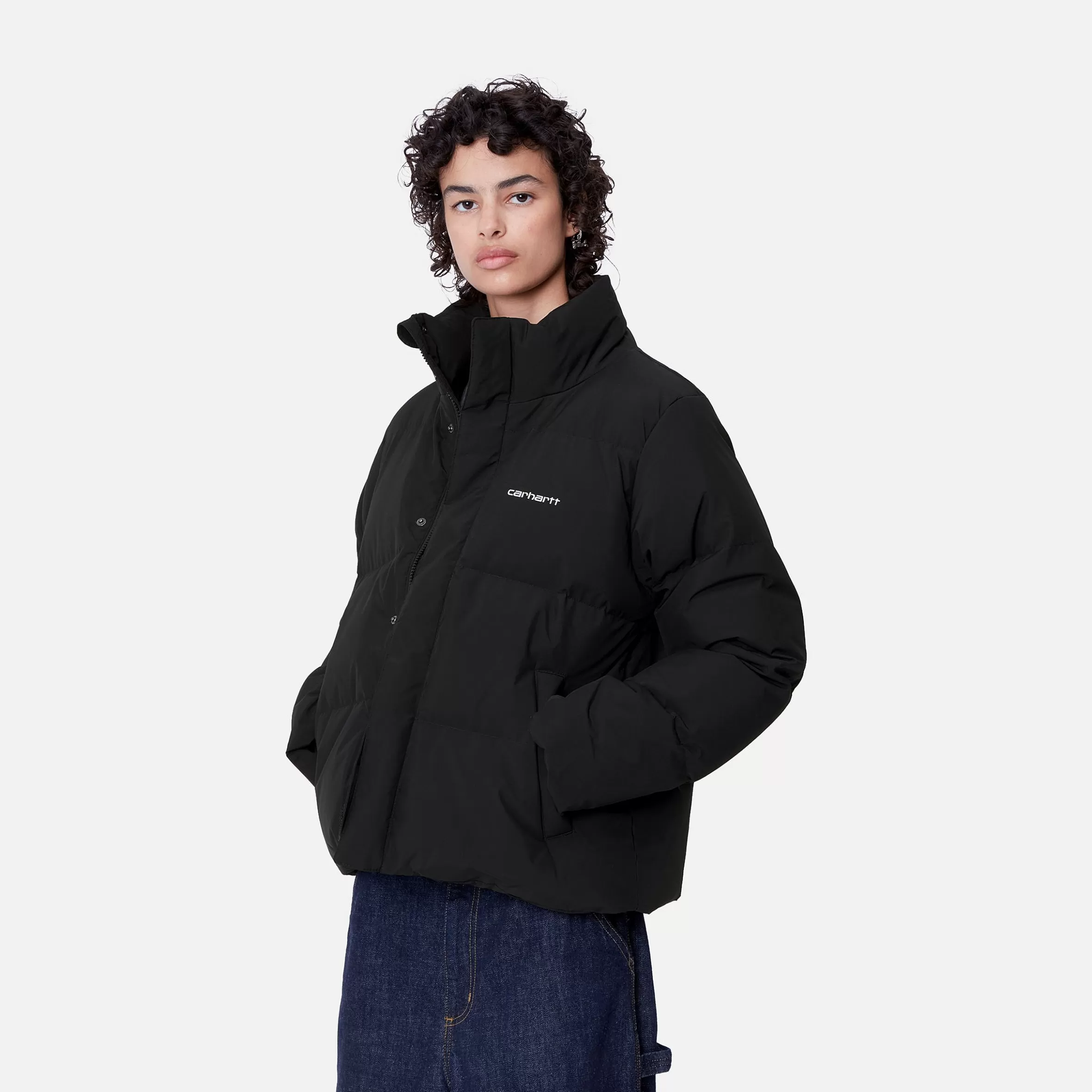 Blusões | Carhartt WIP W' Yanie Jacket Black / White