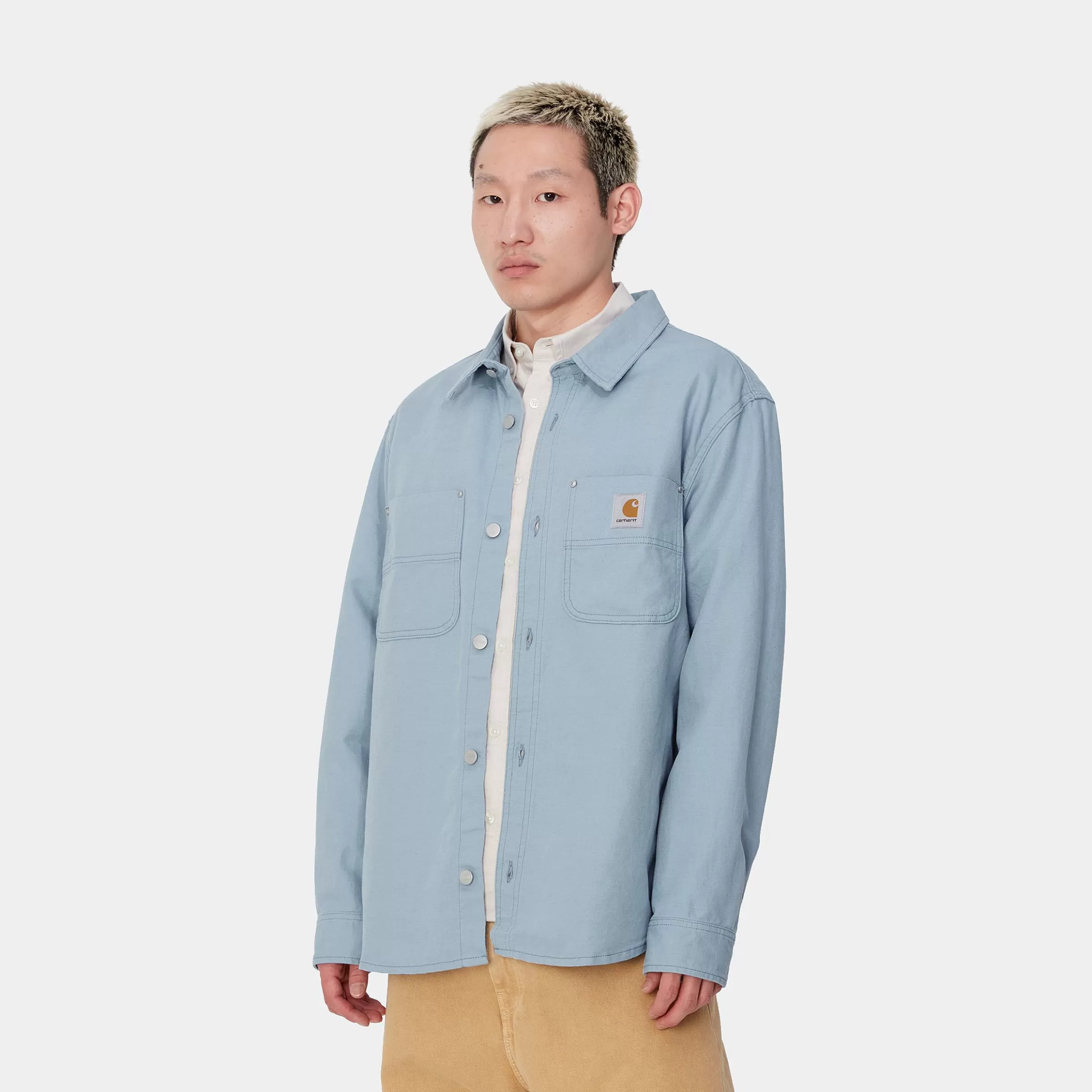 Blusões E Coletes | Camisas | Carhartt WIP Walter Shirt Jac Misty Sky