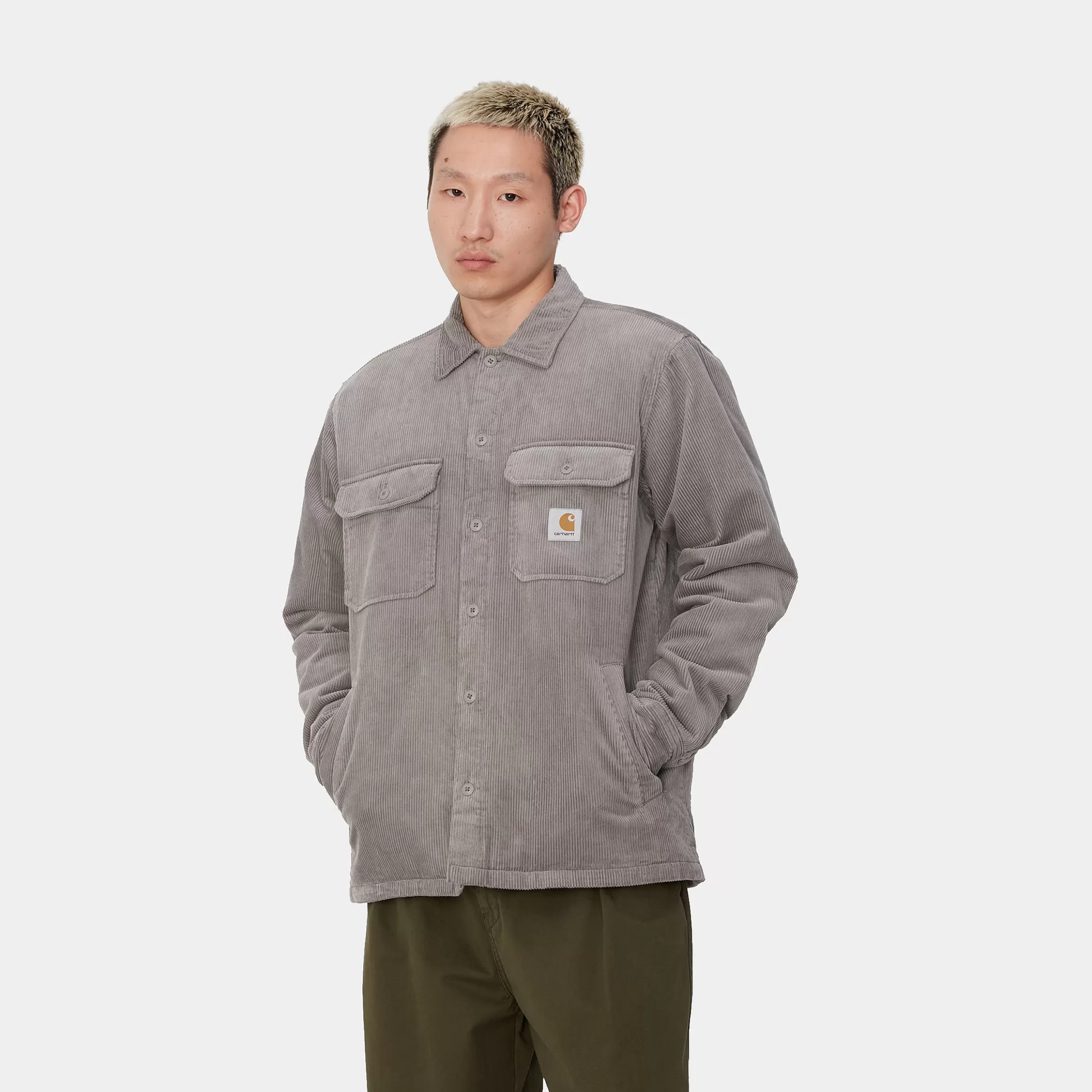 Blusões E Coletes | Camisas | Carhartt WIP Whitsome Shirt Jac Misty Grey