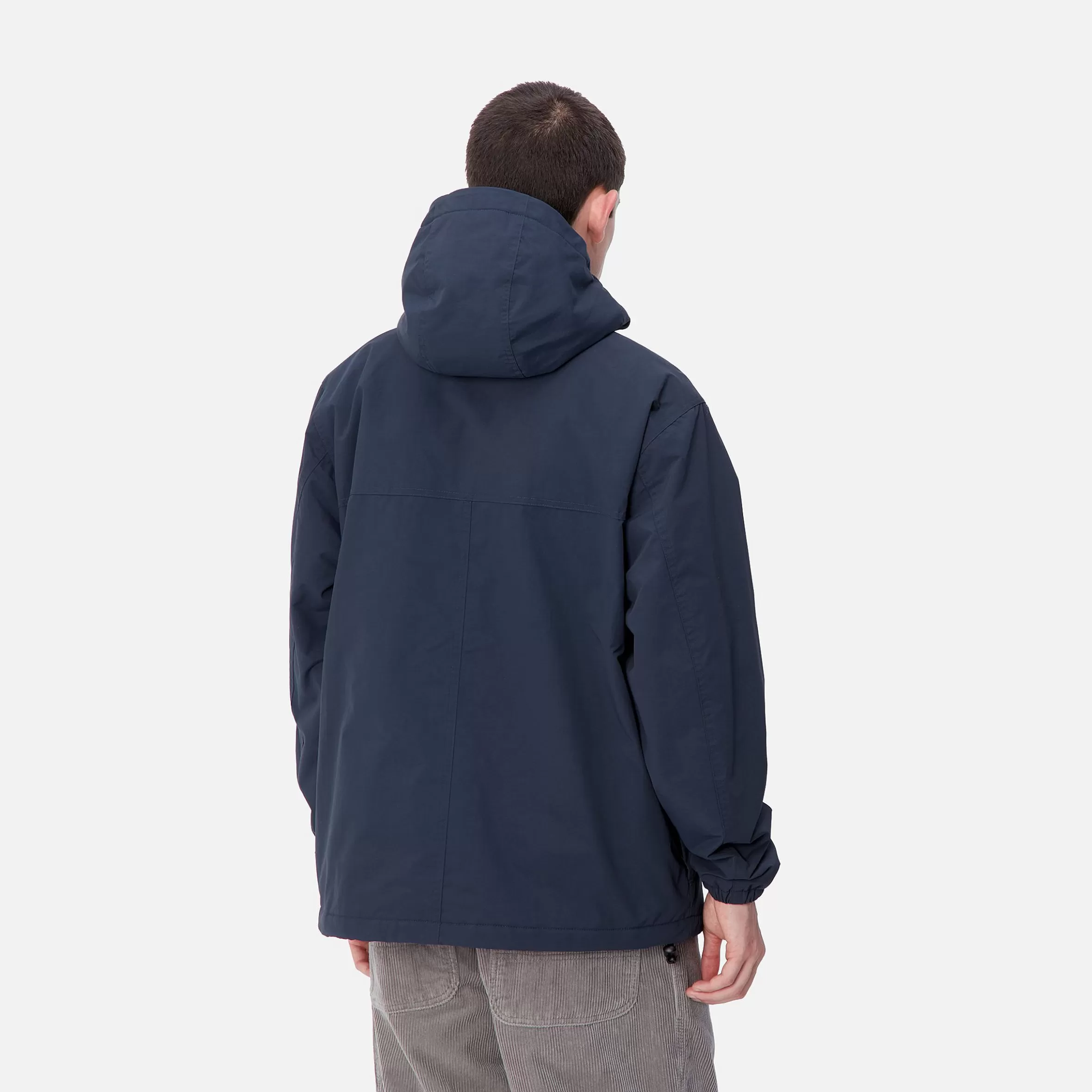 Blusões E Coletes | Carhartt WIP Windbreaker Pullover (Winter) Air Force Blue / White