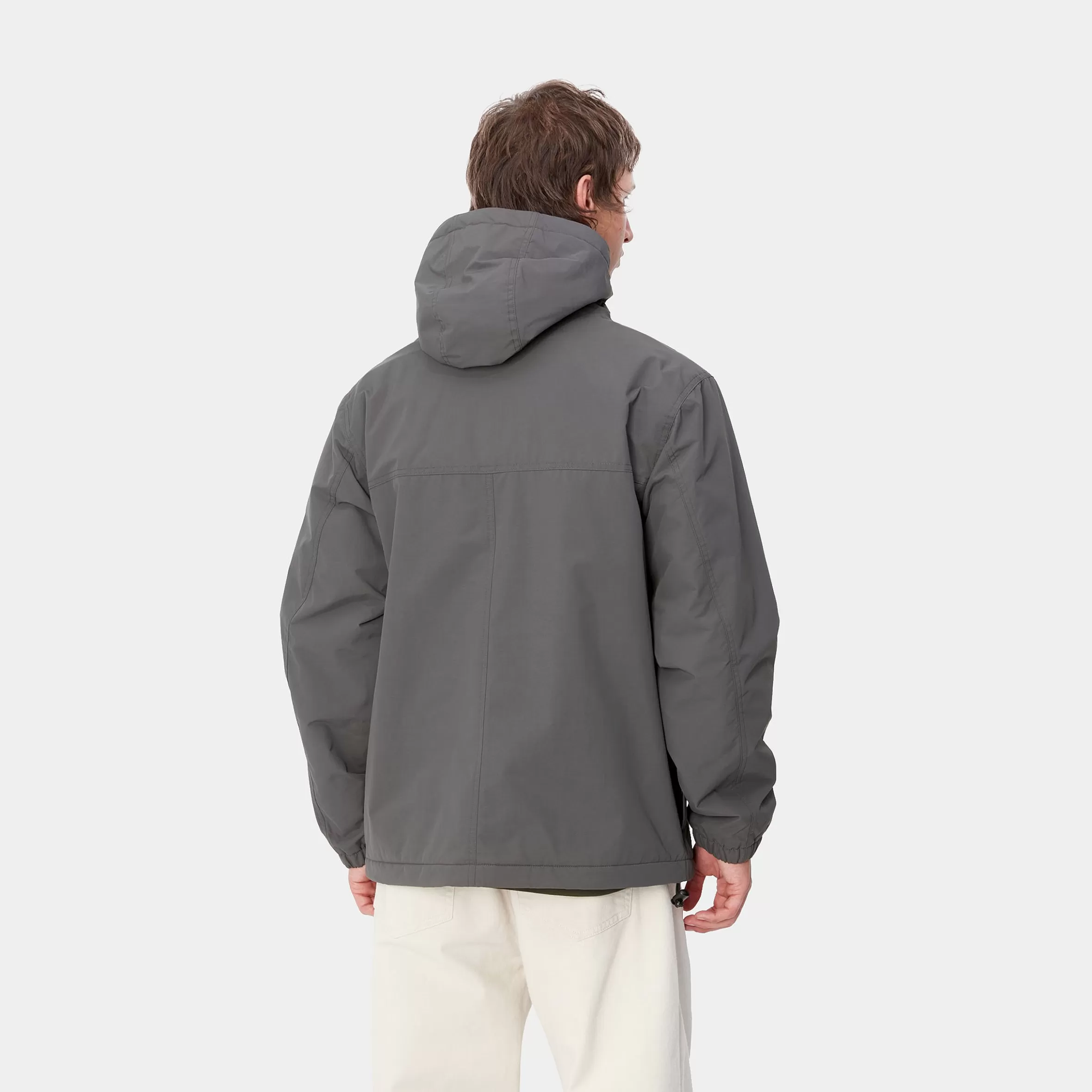 Blusões E Coletes | Carhartt WIP Windbreaker Pullover (Winter) Graphite / White